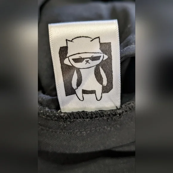 HITORII Street Pants, Lightweight, Outdoor, Black & Green, Buckle Belt, Size S - Picture 9 of 10